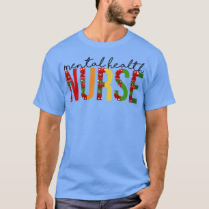 Psykisk hälsa: Jul - Nurse Santa's Favori T Shirt