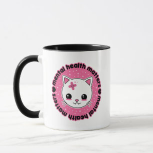 Psykisk hälsa: Kawaii Cat Mugg