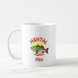 Psykisk Hälsa Krokad på Fiske Kaffemugg