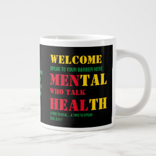 Psykisk hälsa MANAR WHO TALAK HEAL Barber Jumbo Mugg