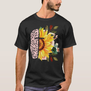 Psykisk hälsa med Kor Solros Jesus Kristus T Shirt