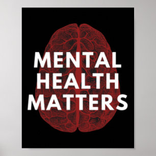 Psykisk hälsa - medvetandegörande av människans hj poster