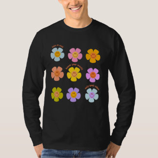 Psykisk Hälsa Medvetenhet Citat Växt Söt Blomma P T Shirt