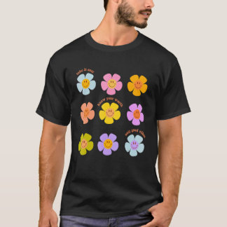 Psykisk Hälsa Medvetenhet Citat Växt Söt Blomma P T Shirt