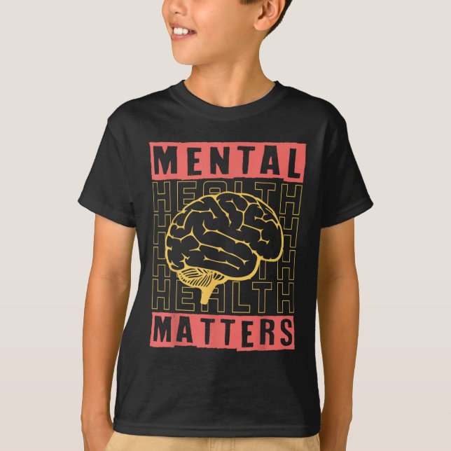 Psykisk Hälsa Medvetenhet Depression Självmord För T Shirt (Framsida)