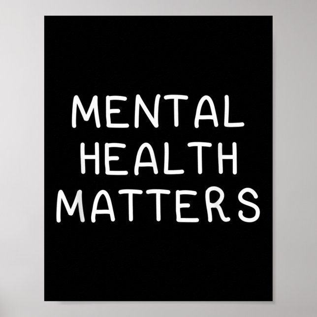 Psykisk hälsa, medvetenhet och stöd till Ord Poster (Framsidan)
