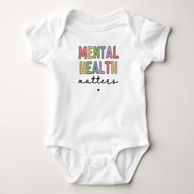 Psykisk hälsa | Medvetenhet om psykisk hälsa T Shirt (Framsida)