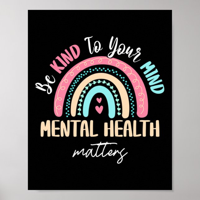 Psykisk Hälsa Medvetenhet Psykiska Problem  Poster (Framsidan)