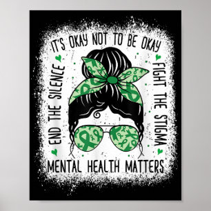 Psykisk hälsa - Mentalhälsofrågor - Bun Mental Hea Poster