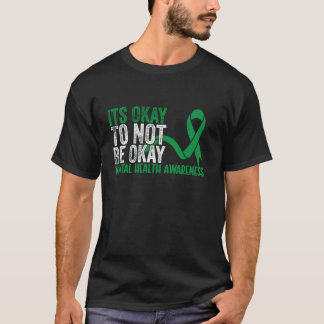 Psykisk hälsa - menyfliksområdet ska inte vara Med T Shirt