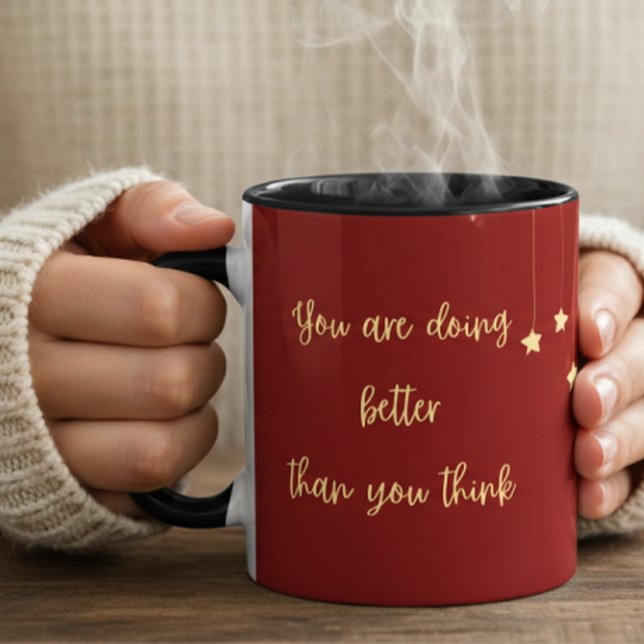 Psykisk Hälsa Motiverande Uppmuntringspresent Till Mugg (Reminder to be gentle to yourself)