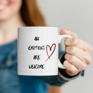 Psykisk Hälsa Mugg Positiv Citat Bekräftelse Prese