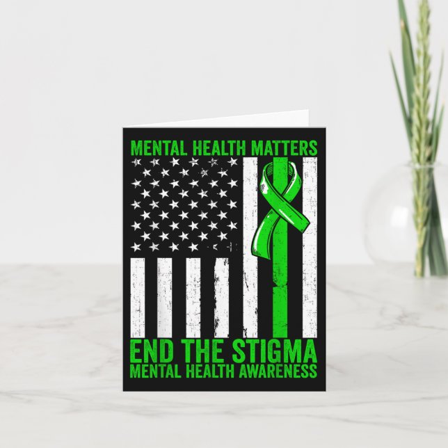 Psykisk hälsa Ökad medvetenhet om psykisk hälsa Kort (Framsida)