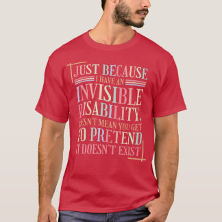 Psykisk hälsa Osynlig funktionsnedsättning 4303 19 T Shirt