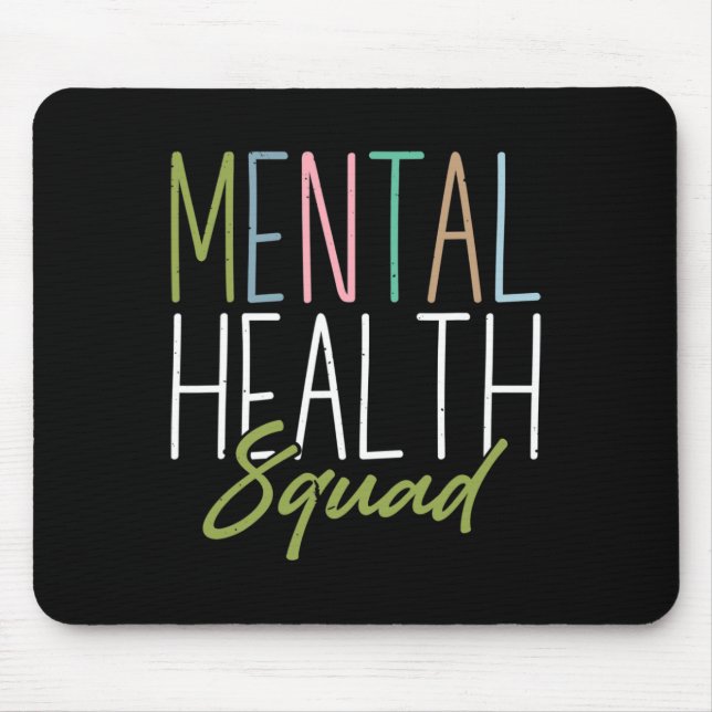 Psykisk hälsa på torget Mental Health Awareness Musmatta (Framsidan)