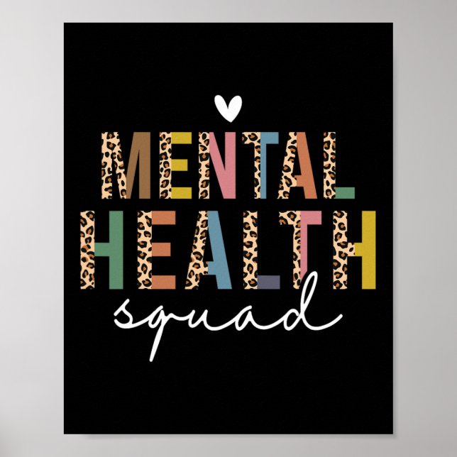 Psykisk hälsa på torget Stigma Mental Health F Poster (Framsidan)