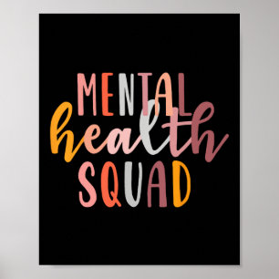 Psykisk hälsa på torget Stigma Mental Health F Poster