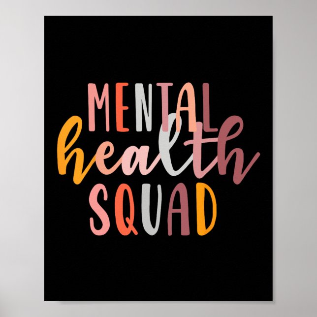 Psykisk hälsa på torget Stigma Mental Health F Poster (Framsidan)