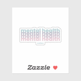 Psykisk hälsa | Poppins Fransk Grått Klistermärken