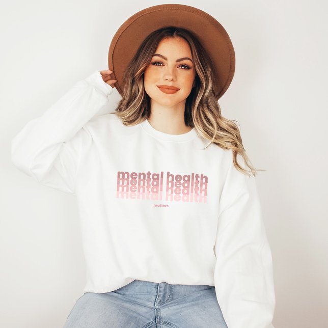 Psykisk hälsa | Poppins Rosa Claro T Shirt (Mental Health Matters Sweatshirt | Poppins Rosa Claro | Aesthetic Sweater)
