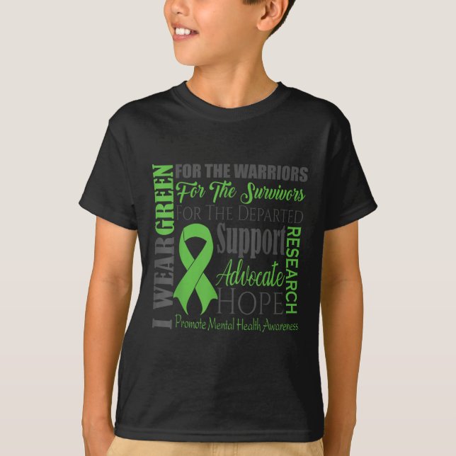 Psykisk hälsa S medvetenhet  T Shirt (Framsida)