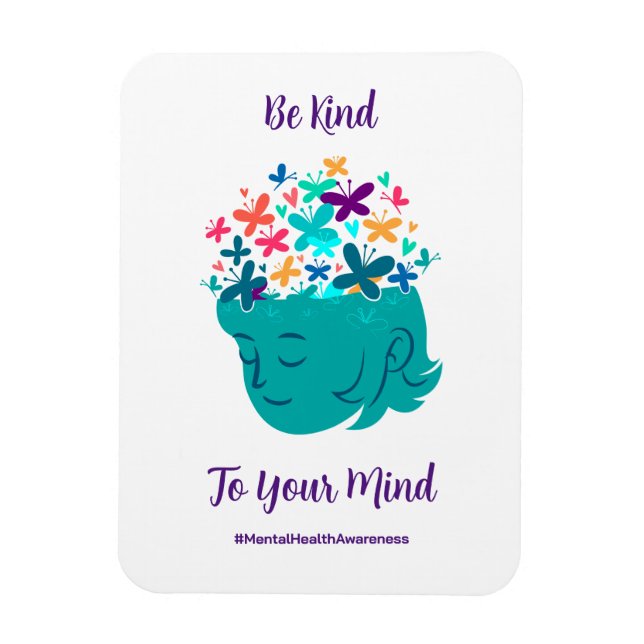 Psykisk hälsa ska vara vänligt för dig att anpassa magnet (Vertikal)