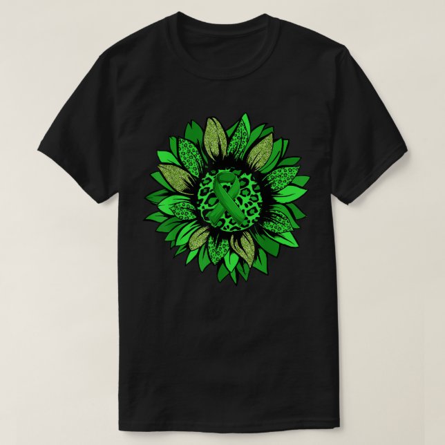Psykisk hälsa Solros Mental Health Awar T Shirt (Design framsida)