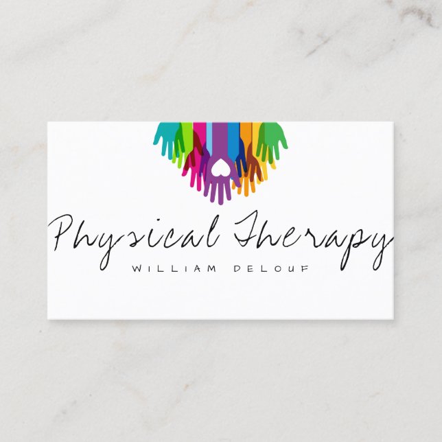 Psykisk hälsa Specialist Physical Therapy Health Visitkort (Framsida)