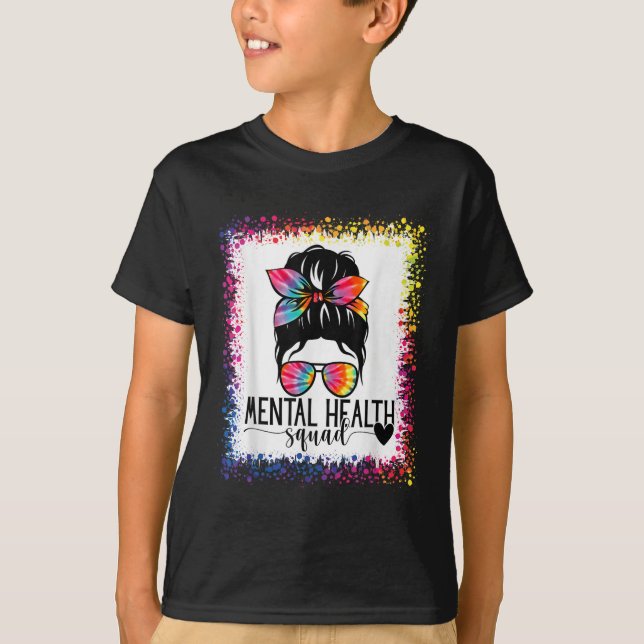 Psykisk hälsa torget Brain Sjukdom Mental Health A T Shirt (Framsida)
