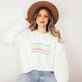 Psykisk hälsa | Vågigt Retro Peach Candy T Shirt