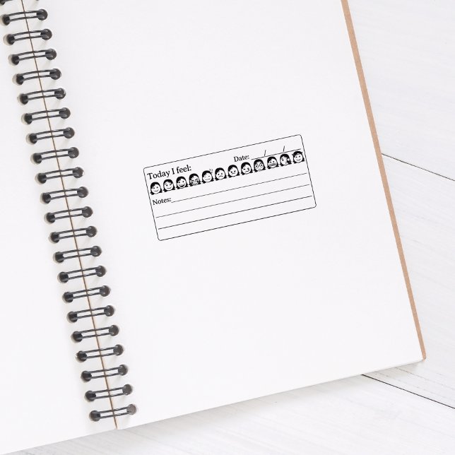 Psykisk hälsa, Women Mood Tracker Emojis, Journal Stämpel (Skapare uppladdad)