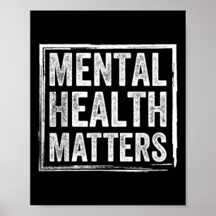 Psykisk hälso- och sjukvård Psykisk hälsomedvetenh Poster