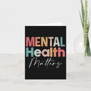 Psykisk hälso- och sjukvård Stigma Mental Health M Kort