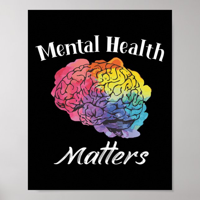 Psykisk hälso- och sjukvård Stigma Mental Health M Poster (Framsidan)