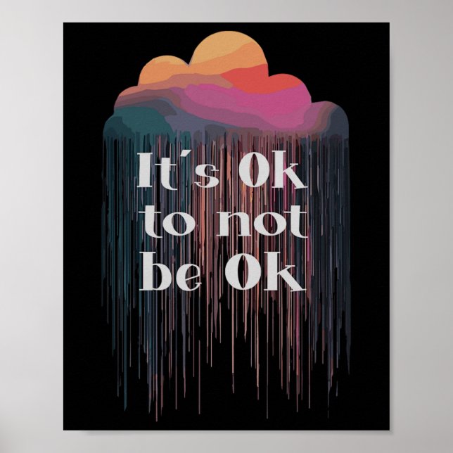 Psykisk hälso- och sjukvård Stigma Mental Health M Poster (Framsidan)