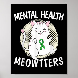Psykisk hälso- och sjukvård: "Stigma S" är en vikt Poster