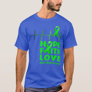 Psykisk hälsomedvetenhet Grönt3473 T Shirt