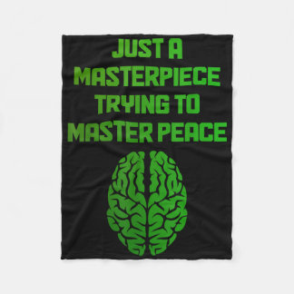 Psykisk hälsomedvetenhet Månad för psykisk hälsa S Fleecefilt