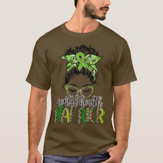 Psykisk hälsomedvetenhet _ PentalHealth Warrior Le T Shirt