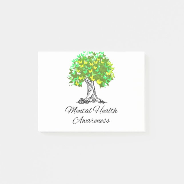 Psykisk hälsomedvetenhet post-it block (Framsida)