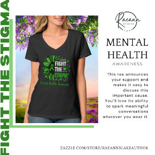 Psykisk hälsomedvetenhet V-Nacke T-Shirt