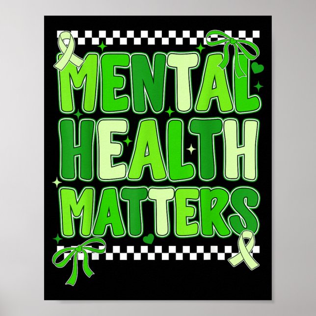 Psykisk hälsostödgrupp peppigt motiverande Me Poster (Framsidan)