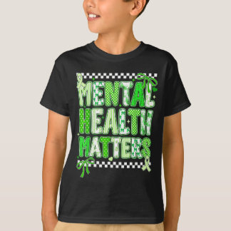 Psykisk hälsostödgrupp preppy motiverande Me T Shirt
