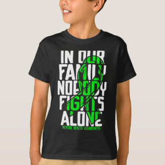 Psykisk hälsosupport Familj Mental Health Awarene T Shirt