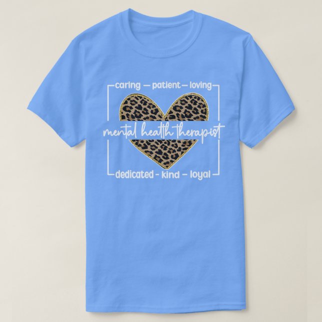 Psykisk hälsoterapeut Mental Health Counselor553 T Shirt (Design framsida)