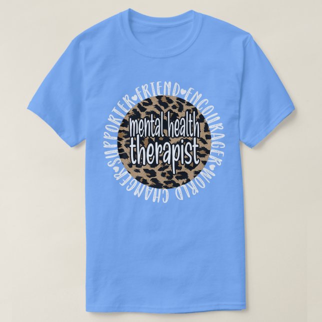 Psykisk hälsoterapeut Mental Health Counselor 55 T Shirt (Design framsida)