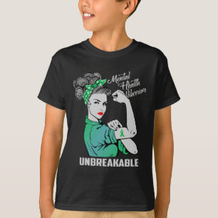 Psykisk hälsovådlighet - ej brytbar - medvetandehö t shirt