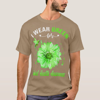 Psykisk hälsovård - Bära Rosa Hummingbird Rib T Shirt