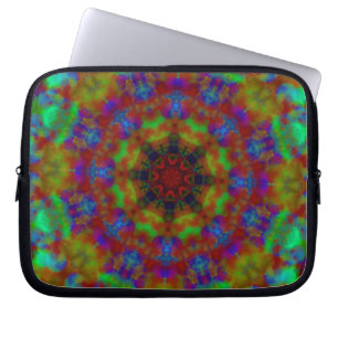 Psykisk laptop sleeve för teckenMandalamönster