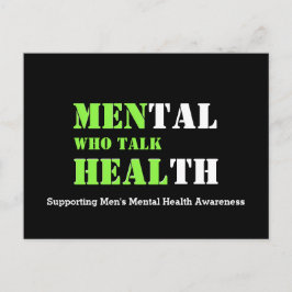 Psykisk MANAR SOM PRATAR OM HÄLSOSTÖD FÖR Anpassni Vykort